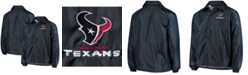 Dunbrooke Men's Navy Houston Texans Coaches Classic Raglan Full-Snap Windbreaker Jacket